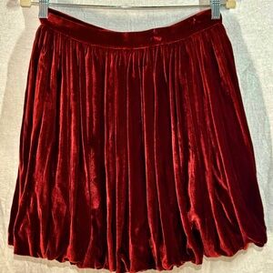 Rebecca Taylor velvet bubble skirt. Sz 6